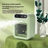 Portable air Conditioner Mini Air Conditioning USB Charging Small Water Desktop Cooler Fan with Water Mist Fan
