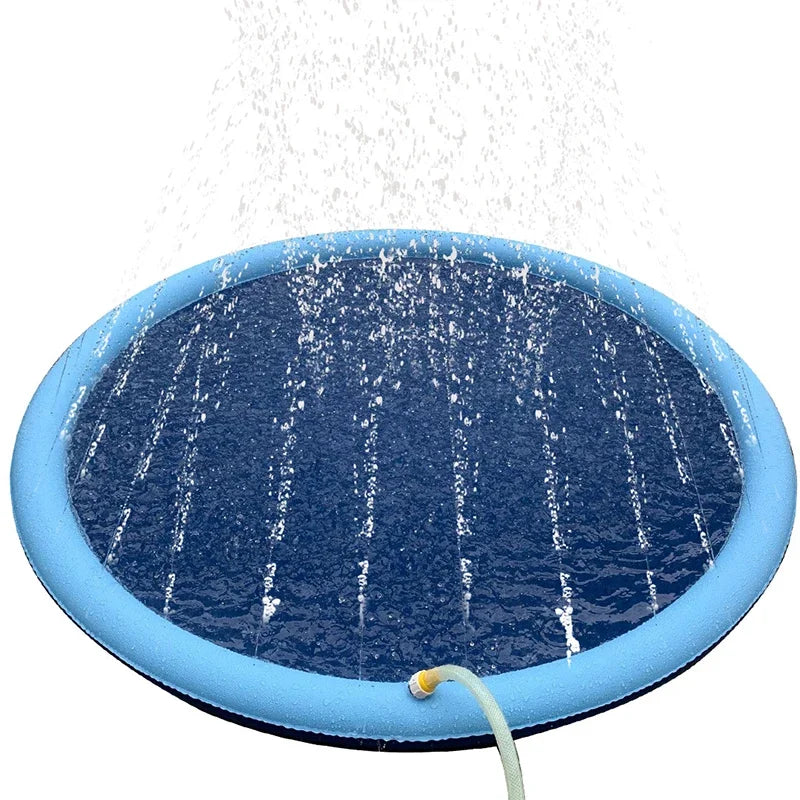 Dog Splash Pad – Outdoor Sprinkler Mat for Dogs & Kids