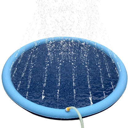 Dog Splash Pad – Outdoor Sprinkler Mat for Dogs & Kids