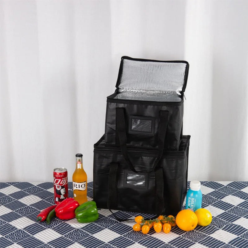 Foldable Cooler Bag Waterproof Oxford Fabric Insulated Lunch Tote Portable Picnic Bag for Grocery Shopping Camping Travel