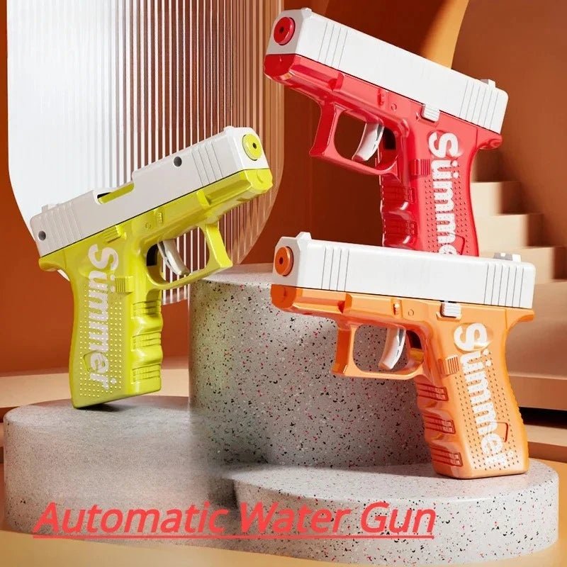 Kids Manual Water Gun, Hand-Powered Pump Action Squirt Blaster Mini Portable Outdoor Beach Toy for Ages 4-6 Fun Water Play Gift