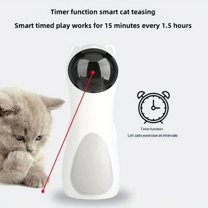 Automatic Cat Laser Toy – Interactive Rotating Laser with 3 Modes & 5 Angles