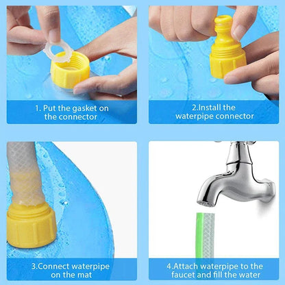 Dog Splash Pad – Outdoor Sprinkler Mat for Dogs & Kids