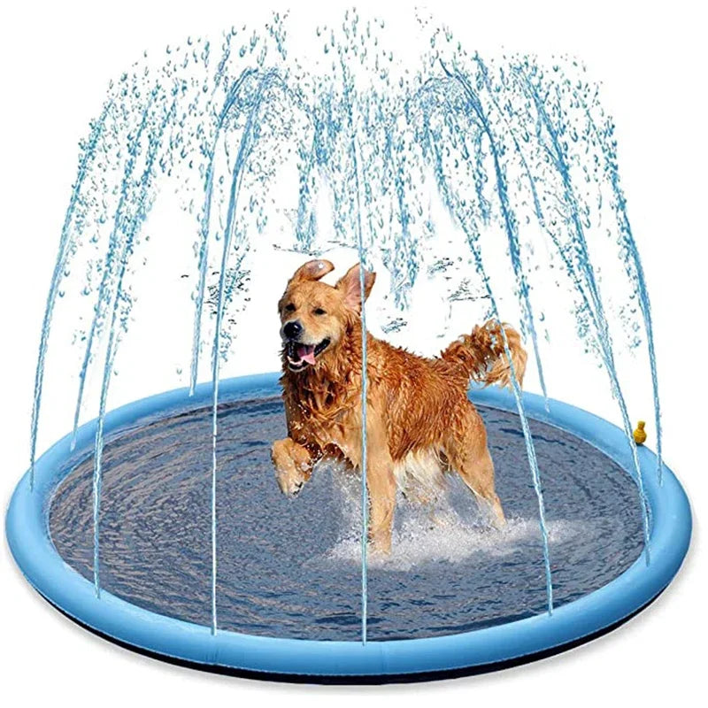 Dog Splash Pad – Outdoor Sprinkler Mat for Dogs & Kids