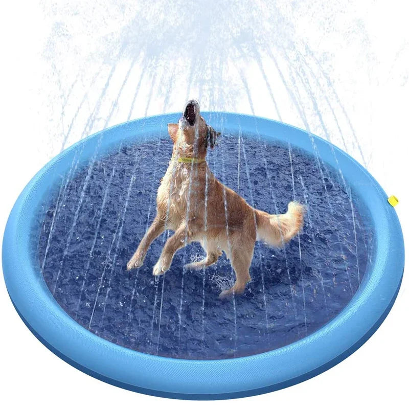 Dog Splash Pad – Outdoor Sprinkler Mat for Dogs & Kids