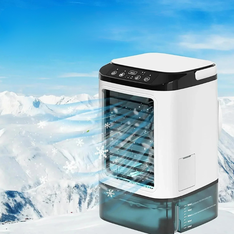 3-Speed Portable Air Conditioner with Ultrasonic Mist Cooling