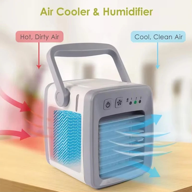4-in-1 Portable Air Conditioner – Cools, Humidifies, Purifies & Fans