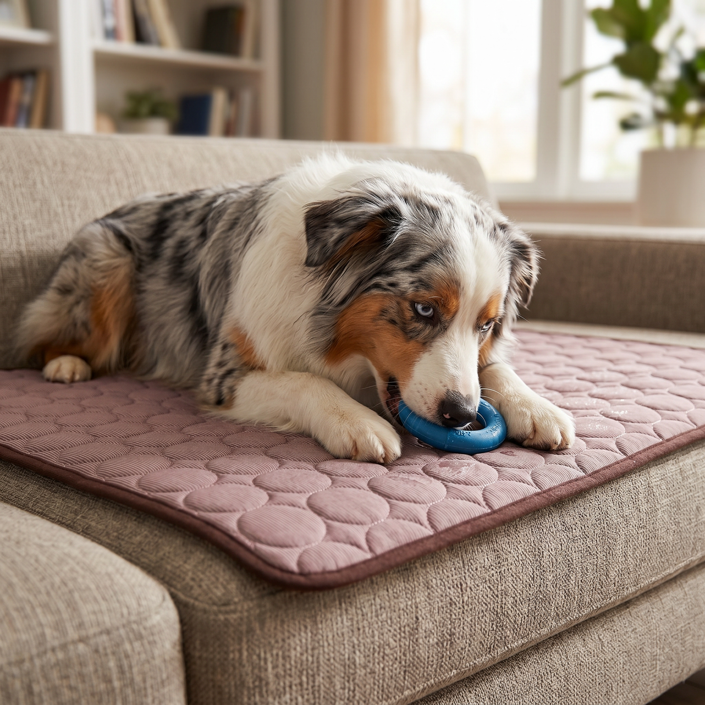 Pet Cooling Mat for Dogs & Cats – Self-Cooling Ice Pad Blanket